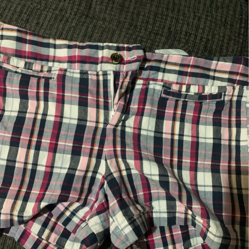 2 pairs of plaid shorts size 10